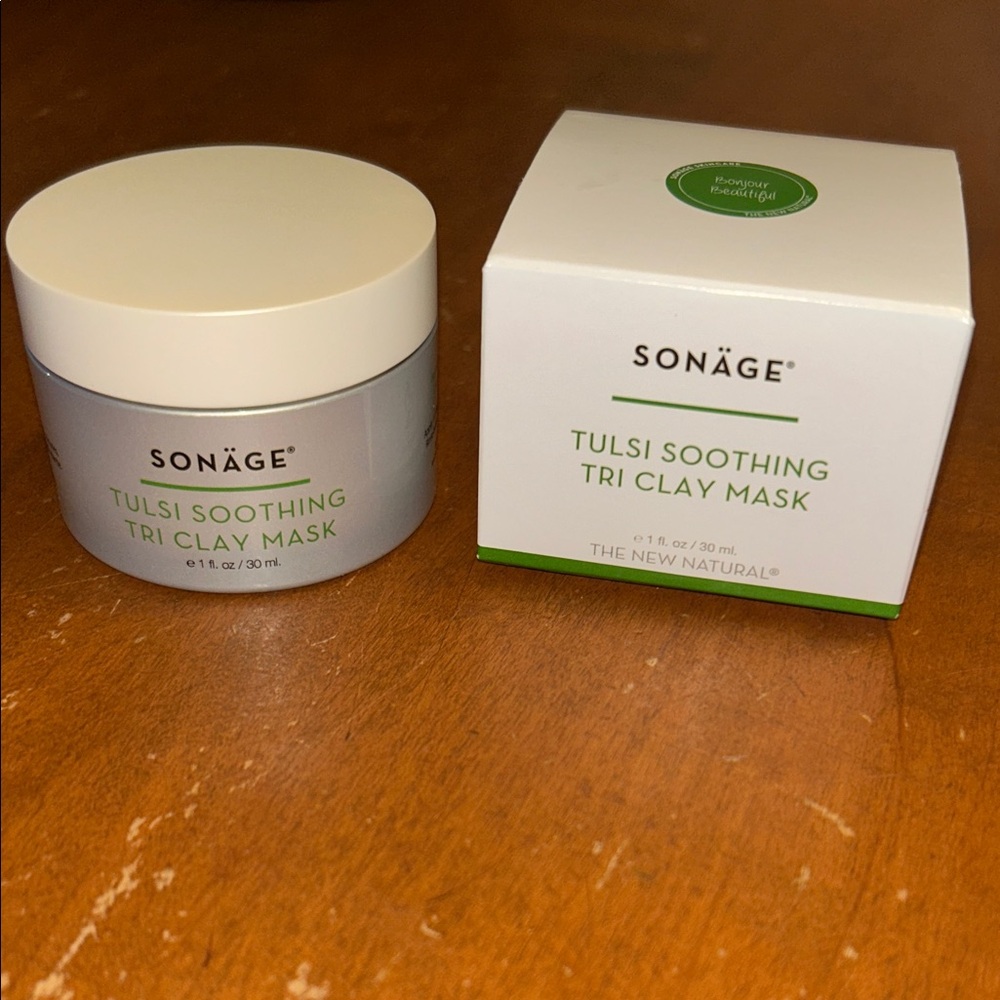 Sonage Tulsi Soothing Tri Clay Mask - NIB